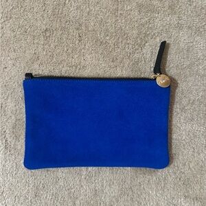 Clare V Electric Blue Wallet Clutch with tabs